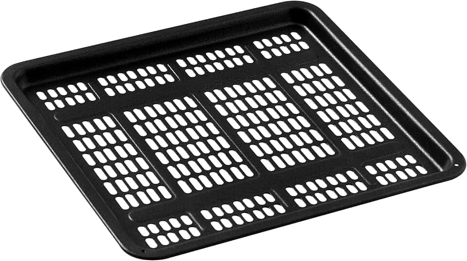 Cosori Air Fryer Tray for Air Frying & Cooking, Air Fryer Accessories & Replacements Fit 13QT Stainless Steel Air Fryer Toaster Oven-R121, Black, Non Stick & Dishwasher Safe