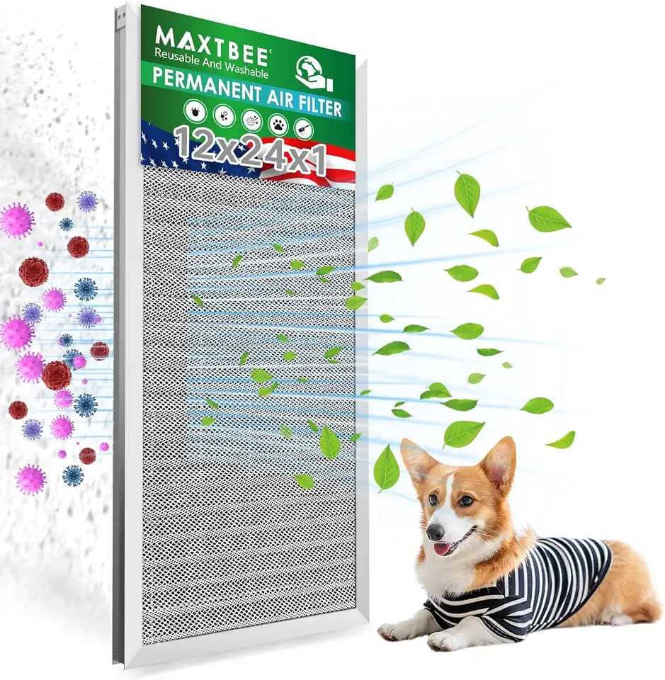 12x24x1 Air Filter Electrostatic Filter Reusable Washable