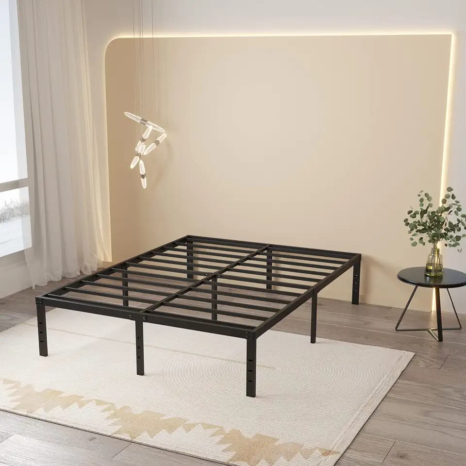 Maenizi California King Bed Frames, 16 Inch Heavy Duty Metal Platform