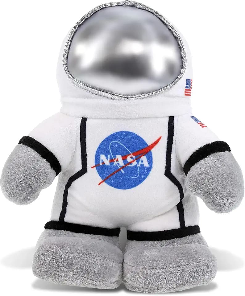 DolliBu Snug Mooshies Standing Astronaut Plush Stuffed Animal - 9 inches