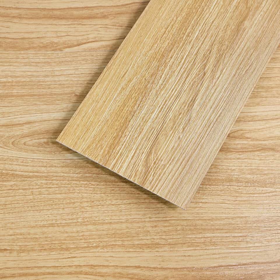 Peel and Stick Floor Tiles 36-Pack, Natural Oak Wood Plank Vinyl Flooring, Self-Adhesive Waterproof Floor Tile for Kitchen, Bathroom, Bedroom, Living Room, Easy Installation, 54 Sq Ft