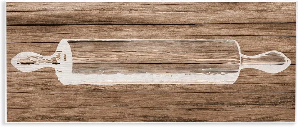 Stupell Industries 'Rustic Kitchen Rolling Pin'| Wall Plaque Art
