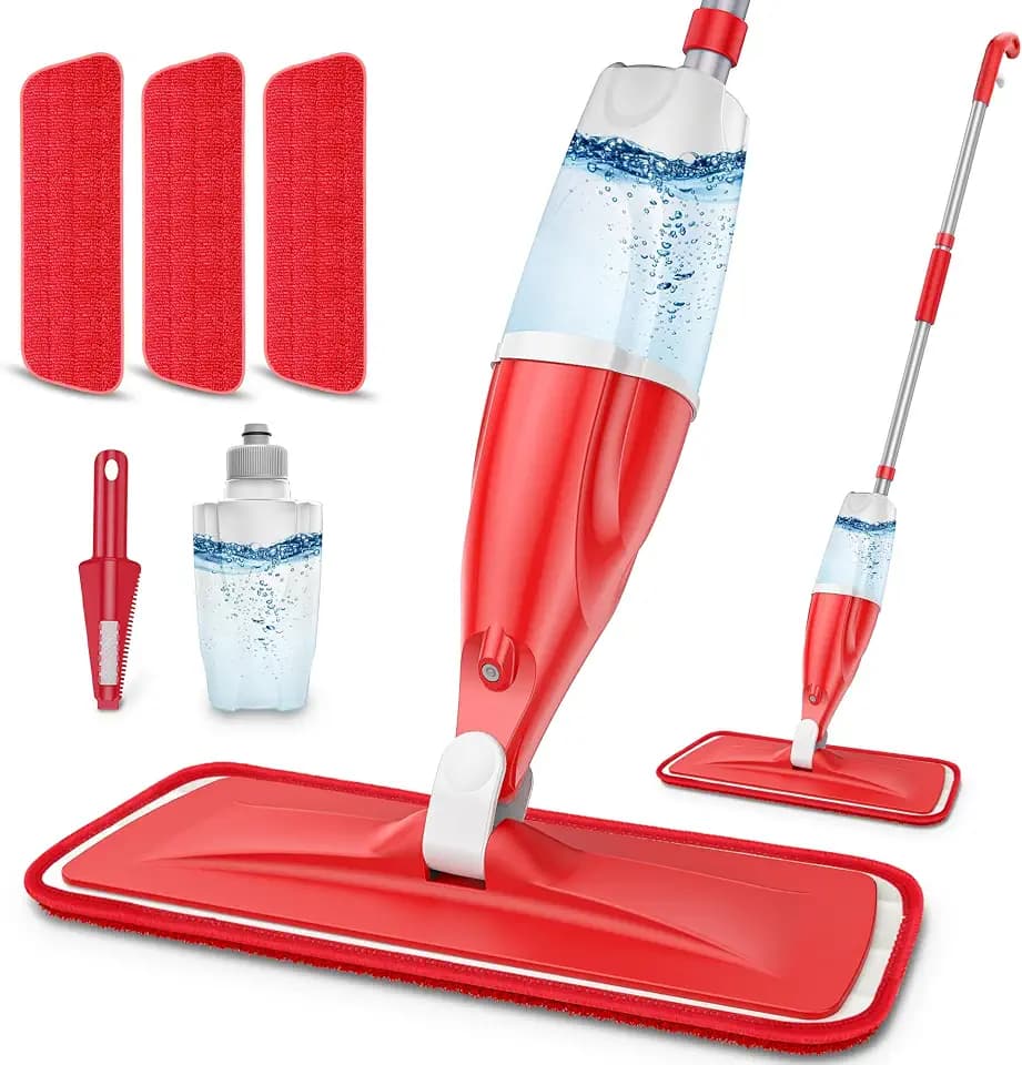 Spray Mops for Floor Cleaning: Wet Dry Mop Hardwood Floor Mops Refillable