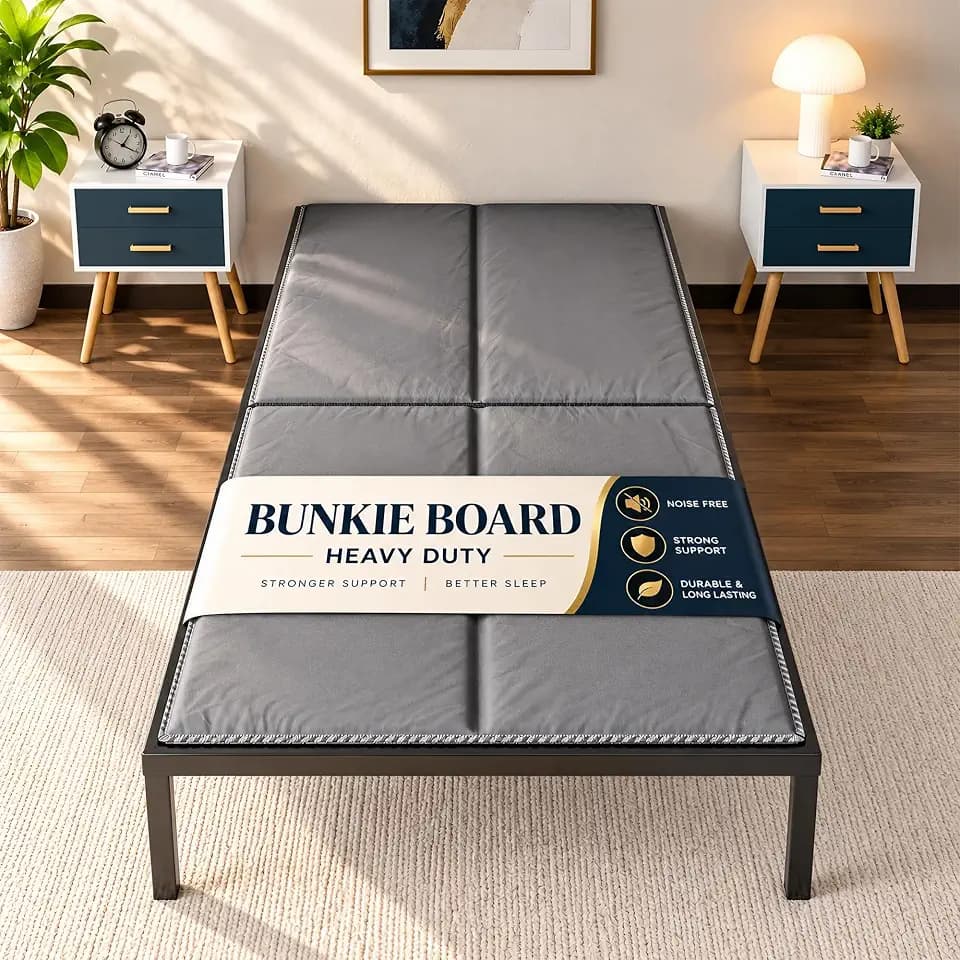 Greaton 15mm Bunkie Board Twin XL (38x80) – Heavy Duty Under Mattress Support, Low Profile Bed Support Board for Slatted Bed Frame, No Box Spring Needed, Noise Free, Non-Slip, Made in USA