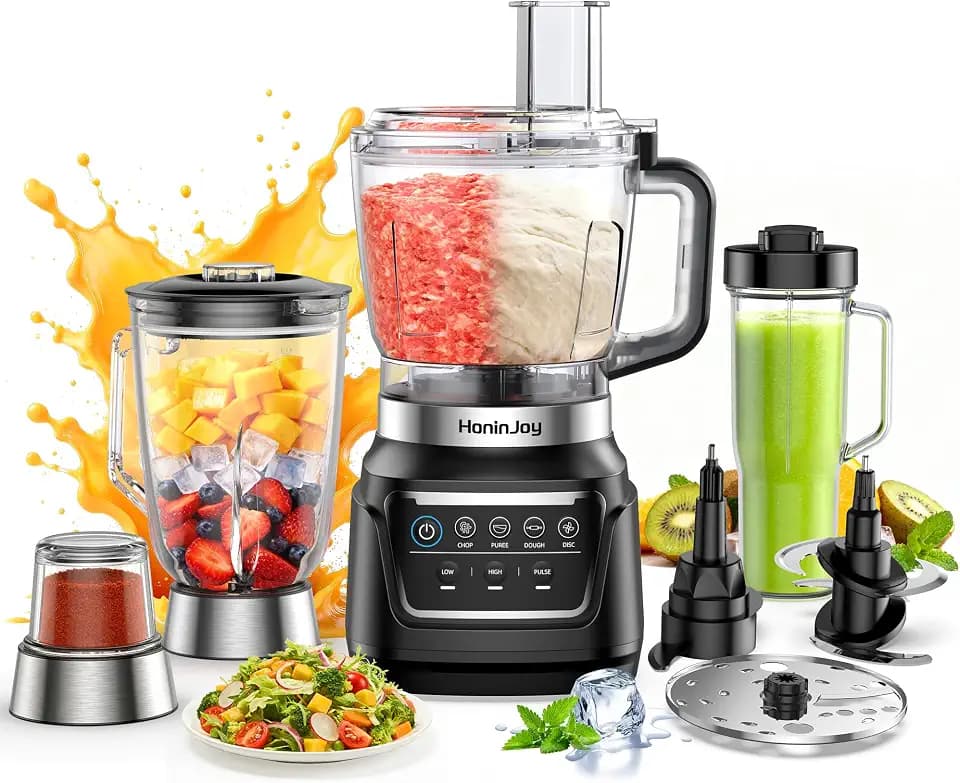 All-in-One Blender Food Processor, 10-in-1 Blenders for Kitchen