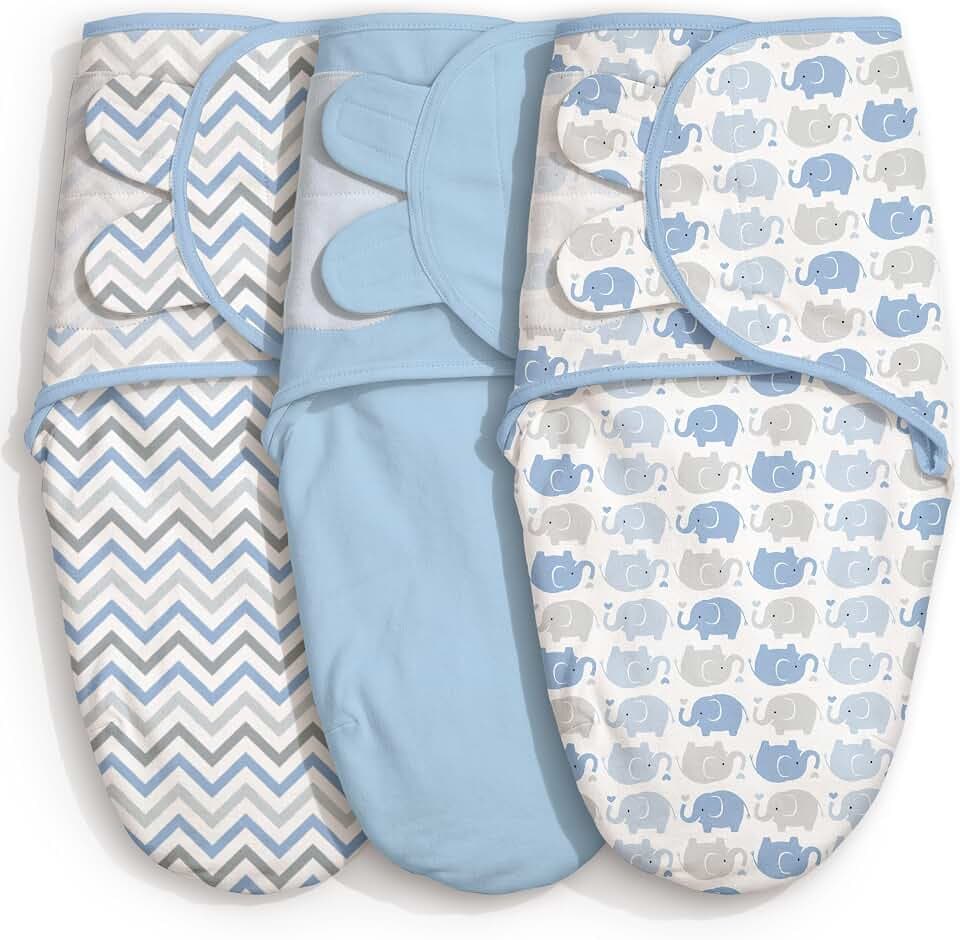 GLLQUEN BABY Swaddles for Newborns 0-3 Months, Adjustable & Easy Fastener