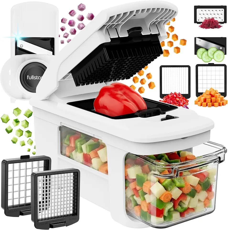 Fullstar Pro XL Vegetable Chopper & Mandoline Slicer, All-in-1 Kitchen Tool