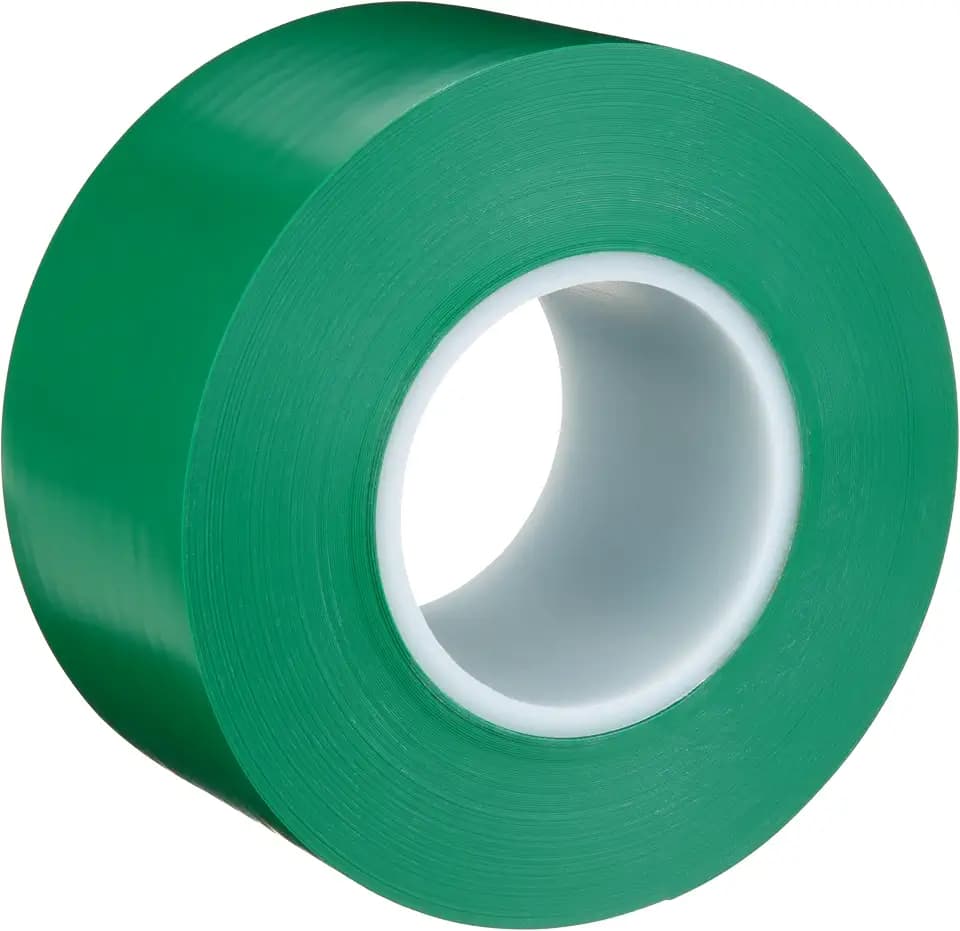 3M Durable Floor Marking Tape 971, Green, 3 in x 36 yd, 17 mil, 1 Roll