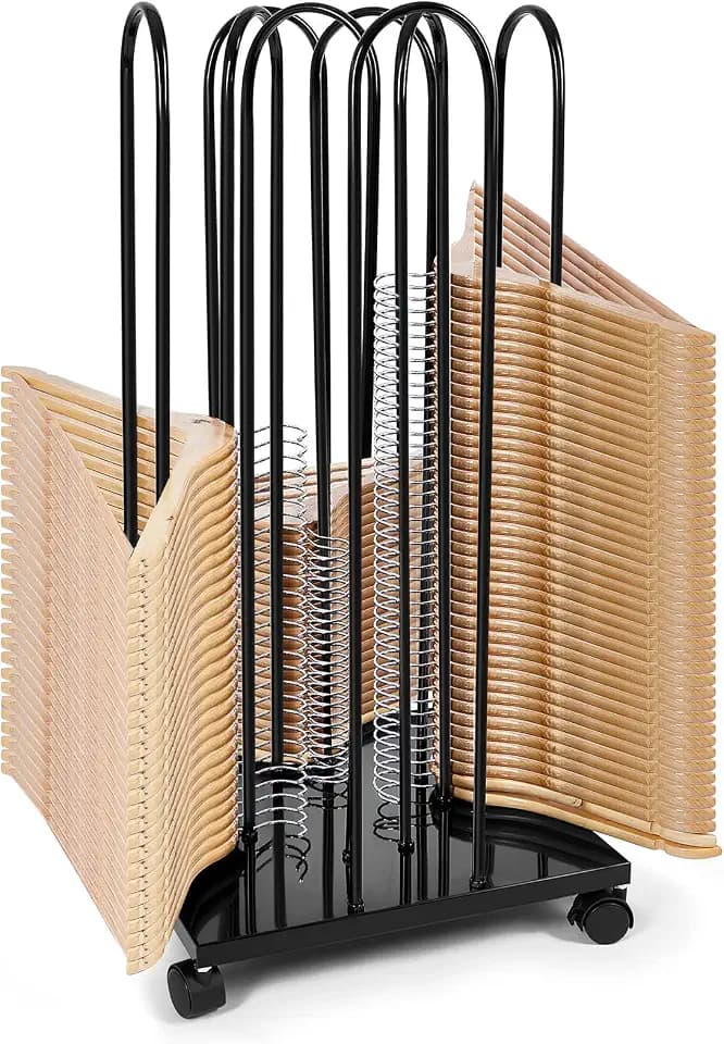 Dunzy Hanger Organizer Stacker, 4 in 1 Hanger Rack Movable Stand