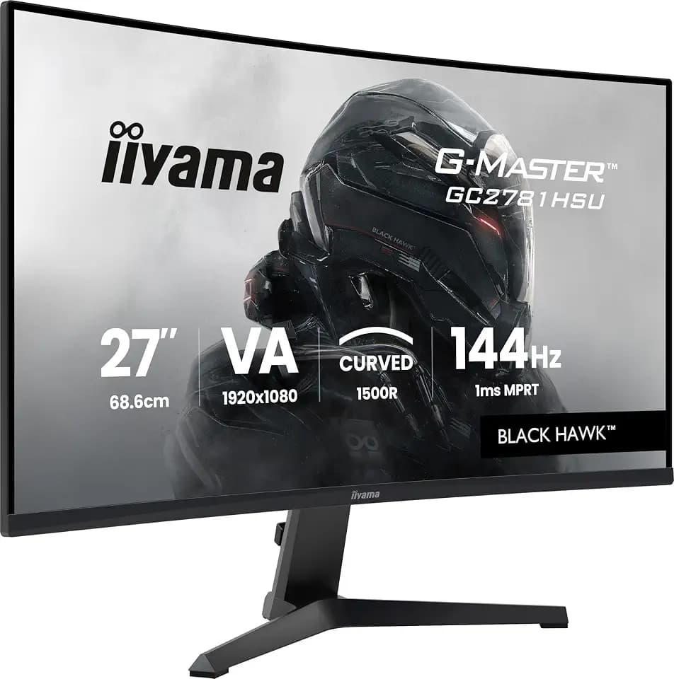 iiyama G-Master Black Hawk GC2781HSU-B1 Curved Full-HD VA Gaming-Monitor