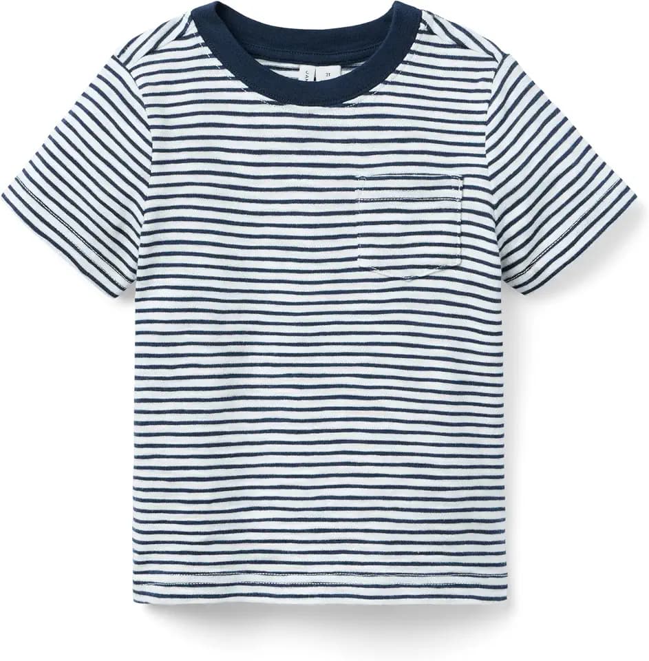 Janie and Jack Mens The Striped Slub Tee