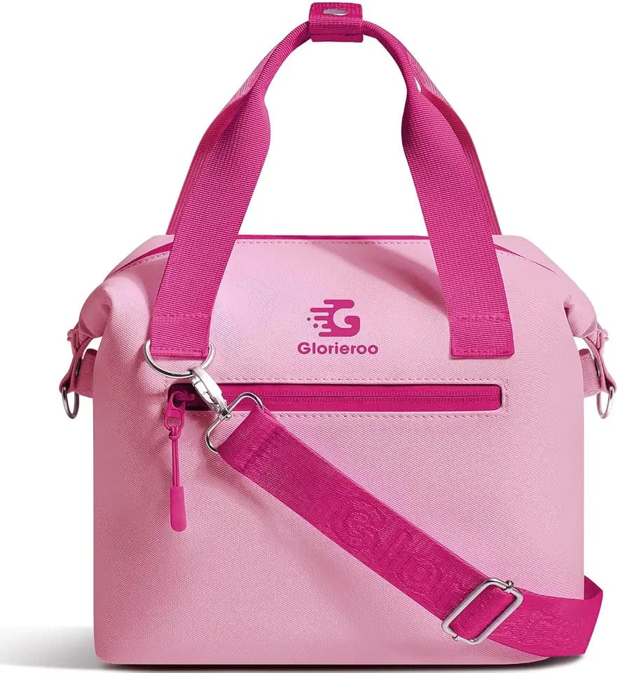 GLORIEROO Pastel Lunch Box Bag Women - Soft Cooler
