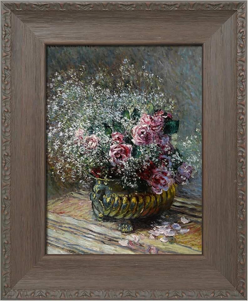 Museum Style Rustic Canvas Frame for 20x24 Oil Paintings,Gray