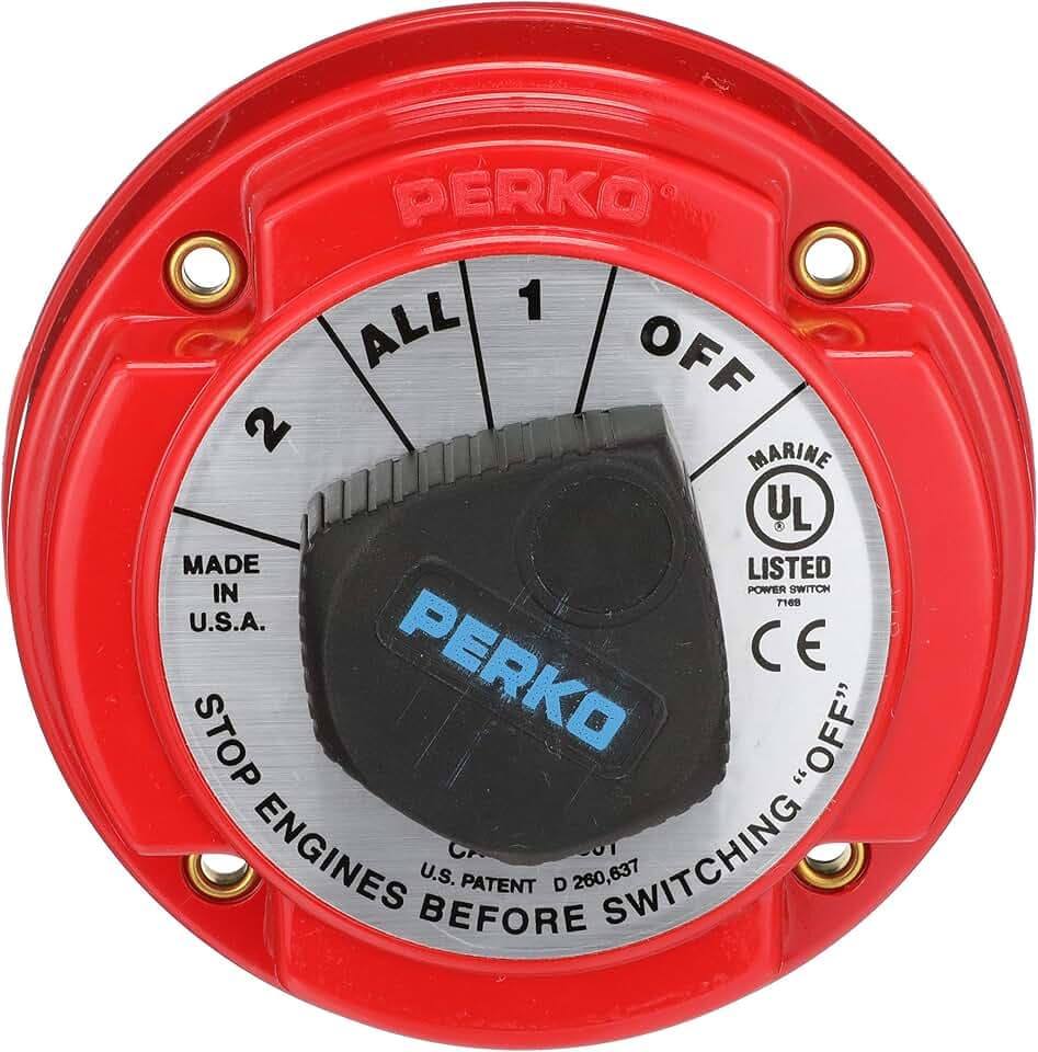 Seachoice Battery Select Switch, Disconnect Isolator Cutoff, Dual, 12 -50V