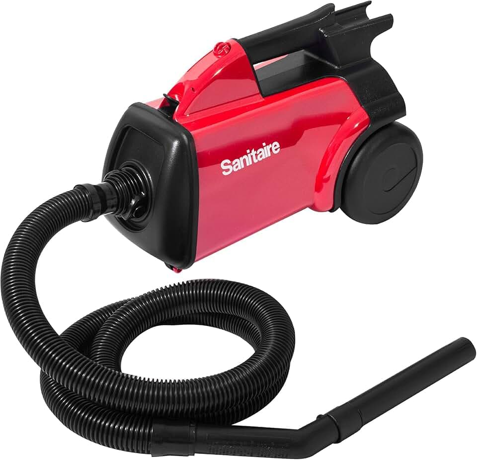 Sanitaire SC3683D Canister Vacuum, Red 19.2 x 17.75 x 11.3 inches