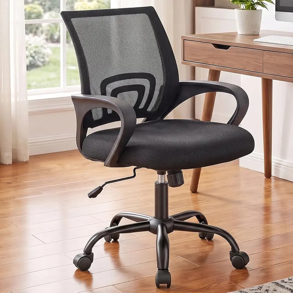 DUMOS Ergonomic Office Chair, Executive Desk Chair with Lumbar Support