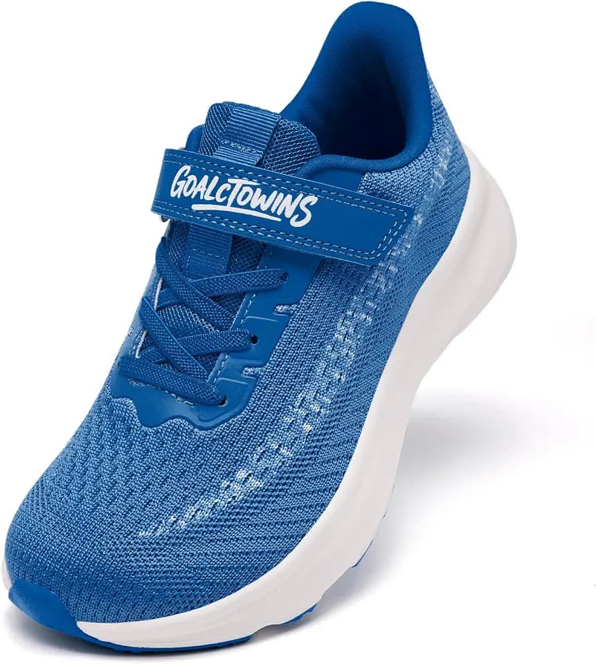 Little/Big Kids Wide Toe Box Running Tennis Shoes with Zero Drop Sneakers