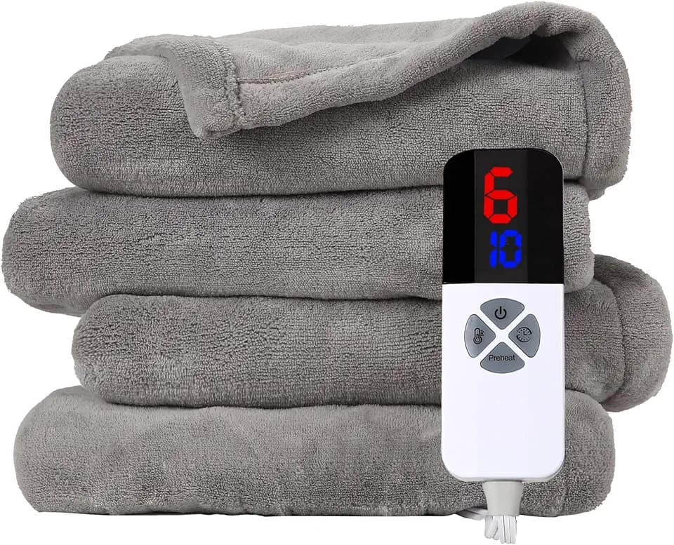 ESTINGO Heated Blanket Full Size - 72"x84" Full Size Electric Blanket