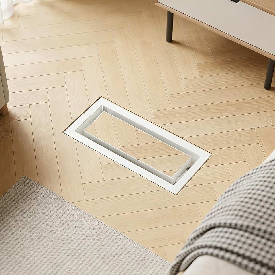 Floor Vent Covers, 4x12 Floor Register Flush Floor Vent Air Vent Covers