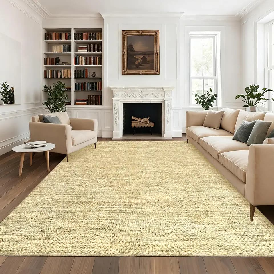 GarveeHome Washable Area Rug 8x10 for Living Room Bedroom Neutral Rugs