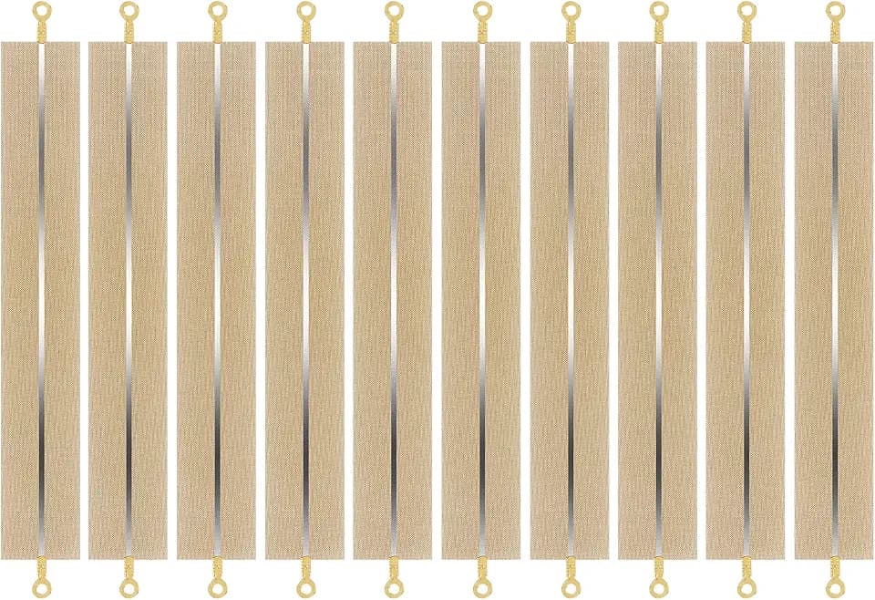 10 Pieces Impulse Sealer Replacement Parts 8 Inch Heat Seal Strips Replacement Element Grip Impulse Sealer Heating Element Service Spare Repair Kit, 200mmx2mm