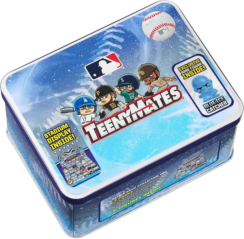 Party Animal MLB 2026 TeenyMates Figures, Team Colors, One Size, Collectors Tin
