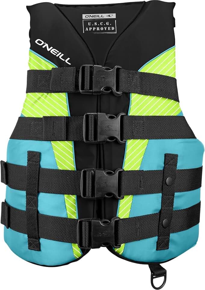 O’Neill Women’s SuperLite USCG Approved Life Vest – Lightweight Women’s Life Jacket for Boating, Wakeboarding, Waterskiing & Your Favorite Water Activities