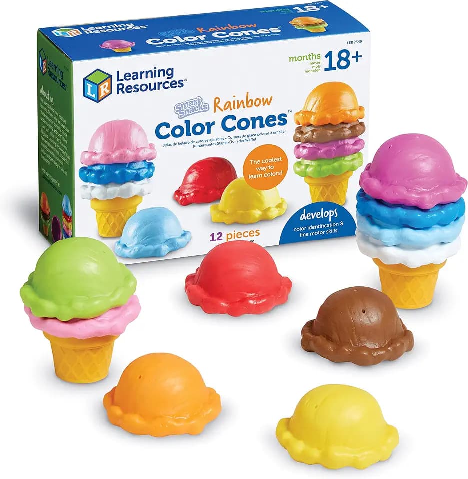 Learning Resources Smart Snacks Rainbow Color Cones