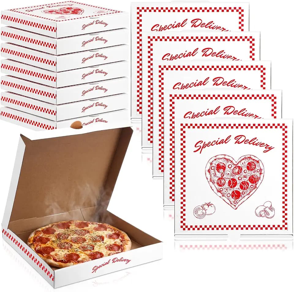 12 Pack Special Delivery Baby Shower Pizza Boxes 12'' x 12''