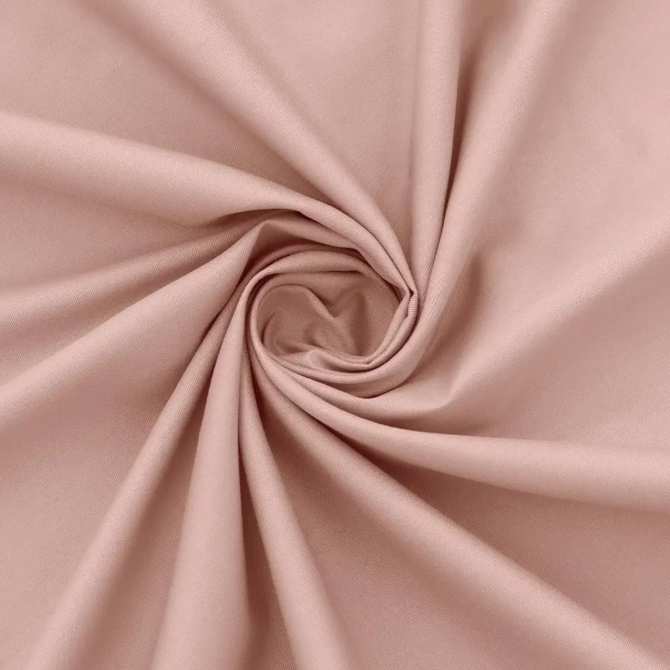 KKJIAF 5 Yard Dusty Pink Cotton Fabric 56 Inch Wide for DIY Crafts