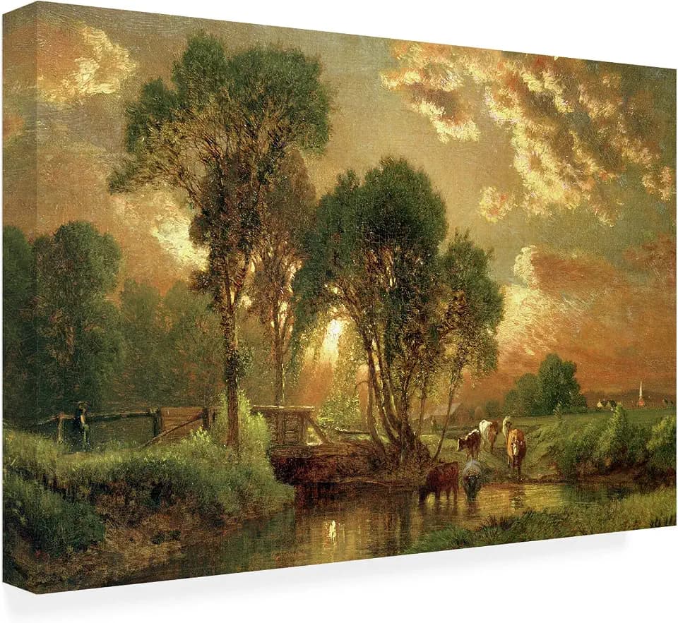 Trademark Fine Art - 'Medfield Massachusetts' Canvas Art - 16x24