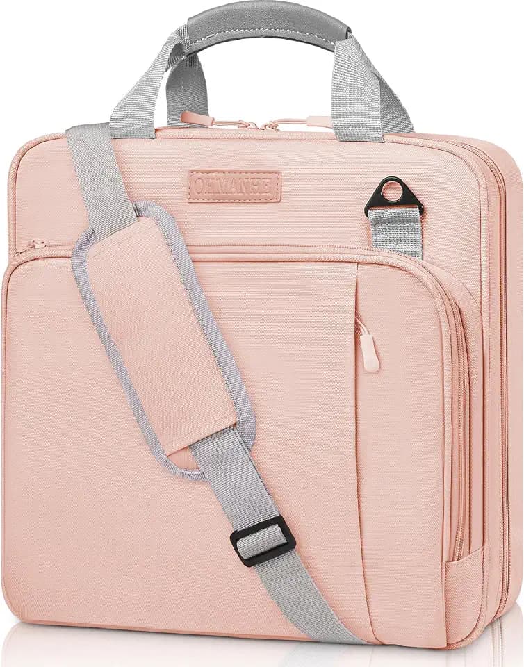 3-Ring Zipper Binder Organizer with Shoulder Strap, 2 Inch Binder