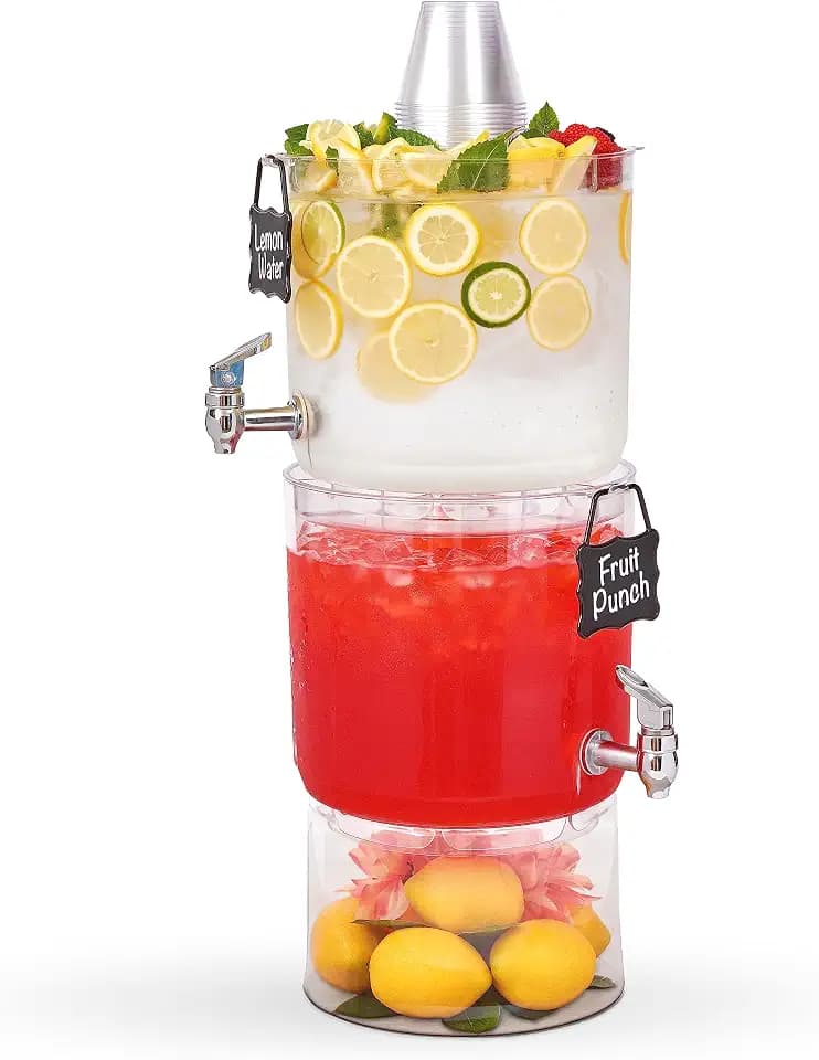 Buddeez Durable 2 Gallon Beverage Dispenser with Stand