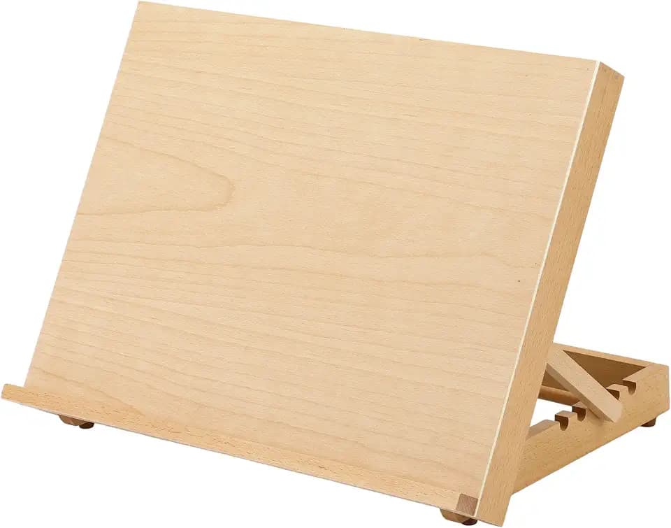 12.5"x16.5" Foldable Beechwood Tabletop Painting Easel