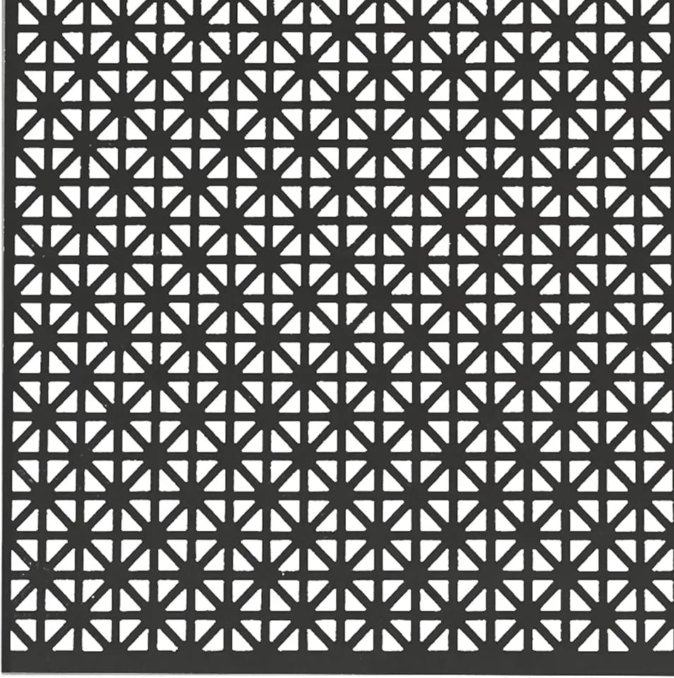MD Building Aluminum Sheet, Union Jack, Black, 12in x 24in x .020in