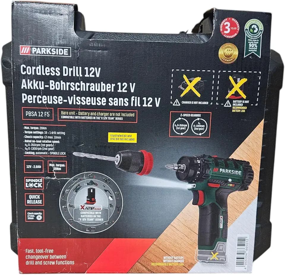 PARKSIDE Bohrschrauber PBSA 12 D2 12V