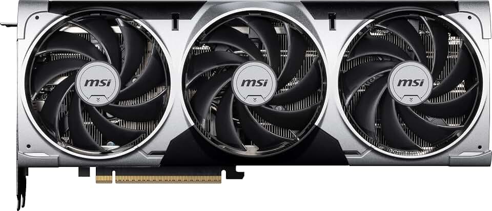 msi Gaming RTX 5070 12G Ventus 3X OC Grafikkarte (12GB GDDR7, 192-Bit, Extreme Performance:2557MHz, DisplayPort x3 2.1a, HDMI 2.1b, NVIDIA Blackwell Architecture)