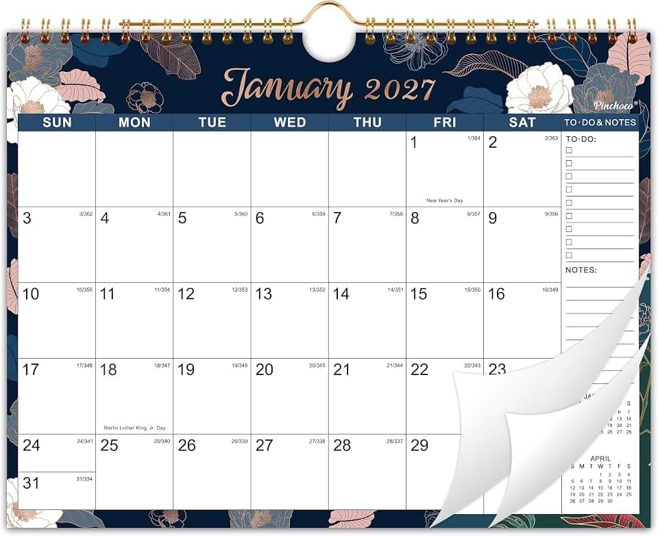 2027 Calendar - Wall Calendar 2027, JAN.2027 - DEC.2027, 8.5" x 11"