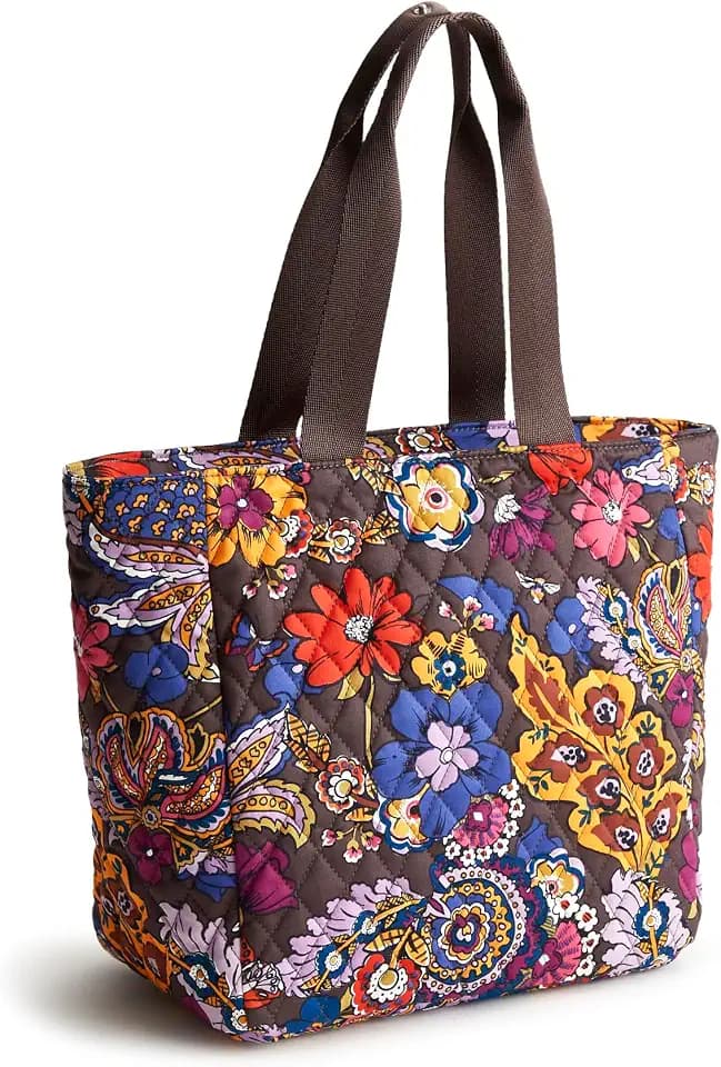 Vera Bradley Women's Premium Cotton Lunch Tote Bag