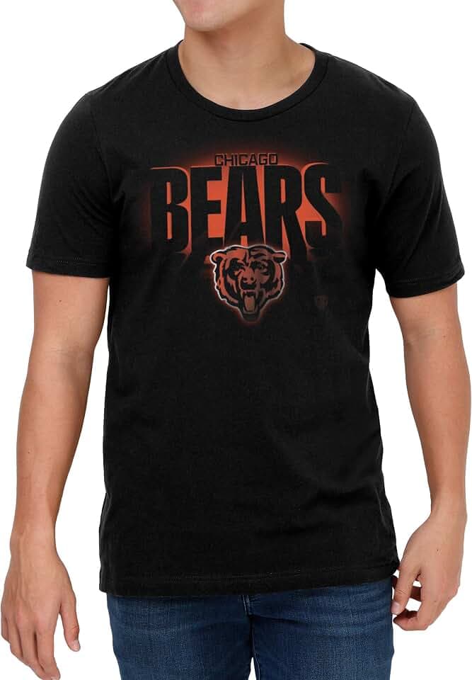 FOCO NFL Team Logo Floodlight Short Sleeve T-Shirt
