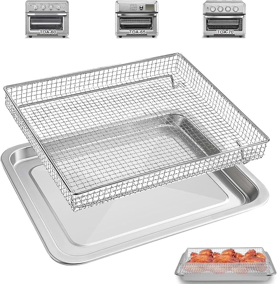 Air Fryer Tray Basket for Cuisinart TOA-70 TOA-65 TOA-60 Toaster Oven