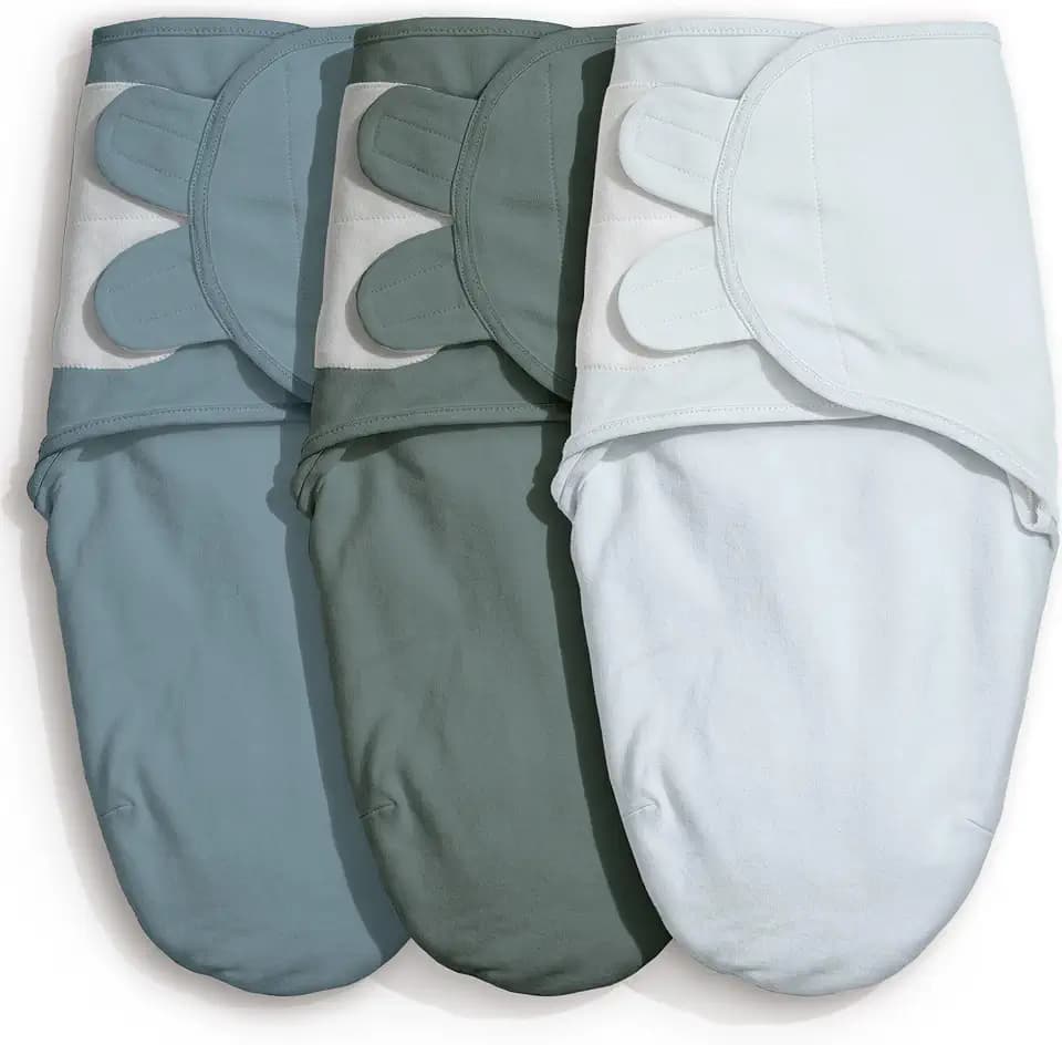 GLLQUEN BABY Swaddles for Newborns 0-3 Months, Adjustable & Easy Fastener