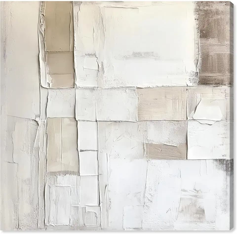 Art Remedy Decayed Charm Canvas Minimalist Abstract, Gallery Wrapped, 40" x 40"