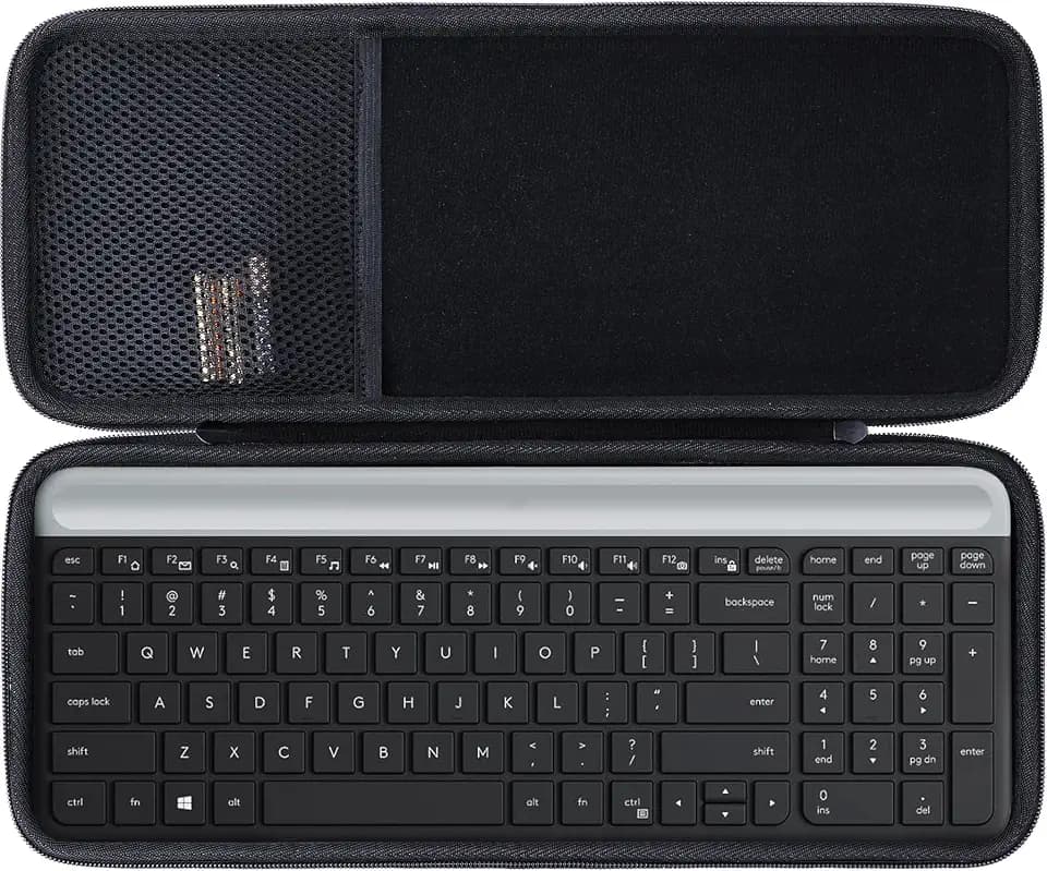 Lebakort Hart Schutzhülle für Logitech MK470 Slim Combo Tastatur-Maus-Set