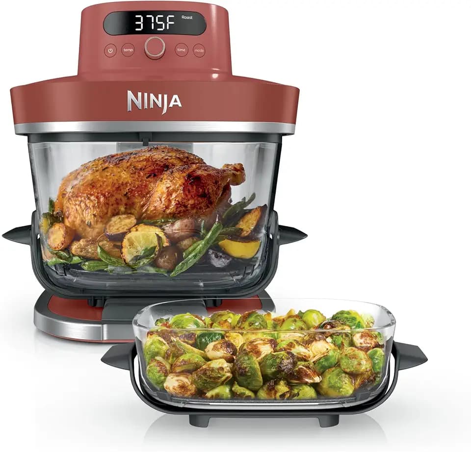 Ninja Crispi Pro Glass Air Fryer, 6-in-1, Amber, AS101OR