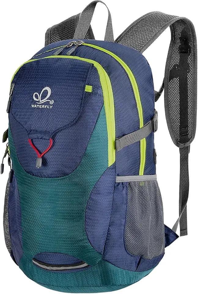 WATERFLY Lightweight Packable Hiking Backpack, 30L Day Pack