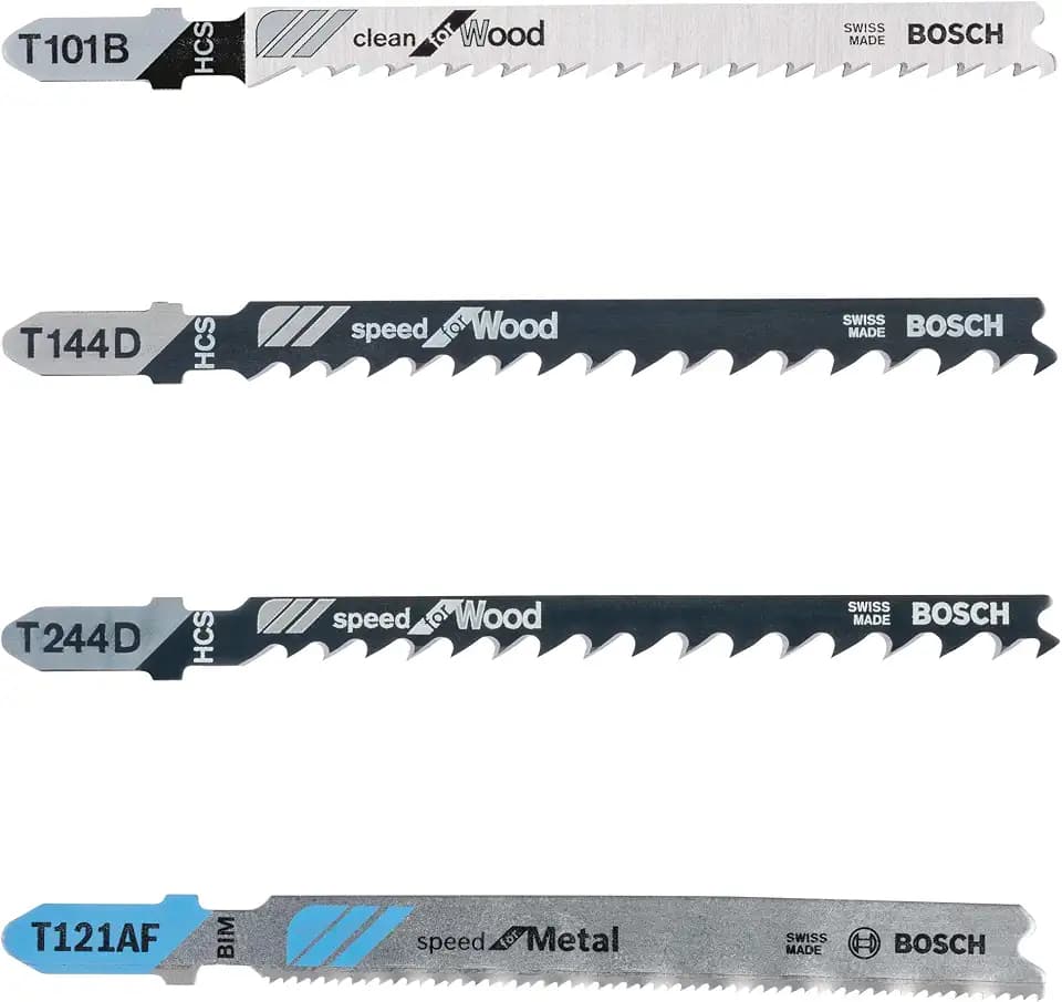 Bosch Professional 40tlg. Stichsägeblatt-Set Wood and Metal (für Holz und Metall, Zubehör für Stichsägen)