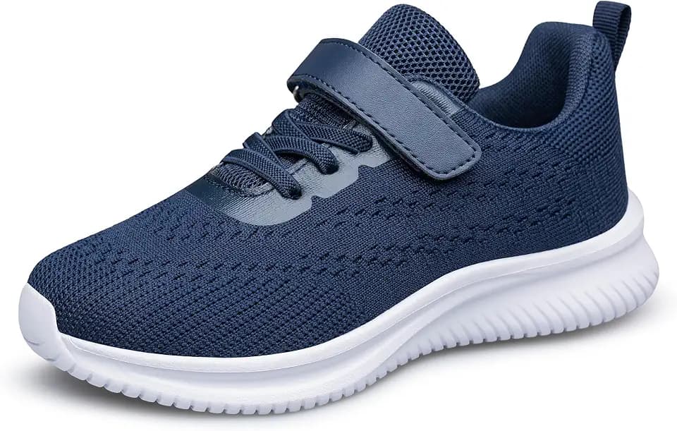 Kids Tennis Shoes for Boys Girls Lightweight Sneakers Breathable Non-Slip Running Shoes Athletic School Footwear for Toddler/Little/Big Kid