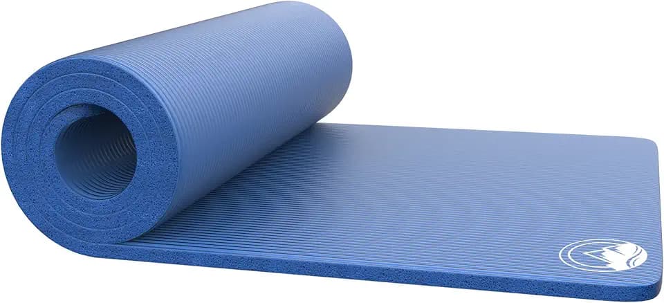 Foam Sleeping Pad for Camping - 0.75-Inch-Thick Waterproof Sleep Pad with Carry Straps for Cots, Tents, or Sleepovers by Wakeman Outdoors