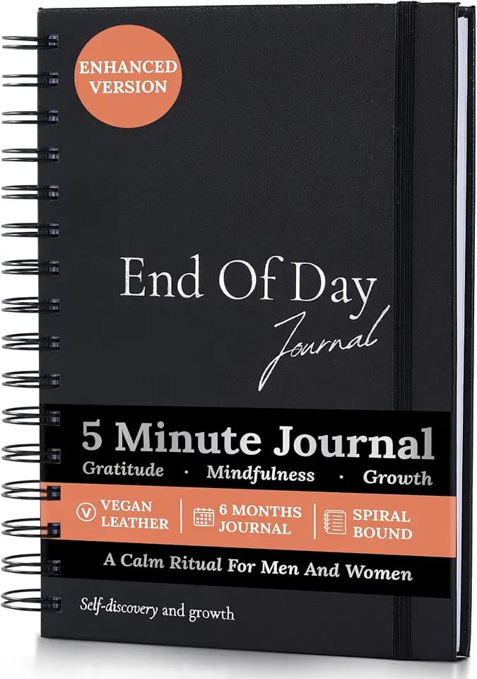 Tayri End of Day Journal – 5 Minute Gratitude & Reflection Notebook